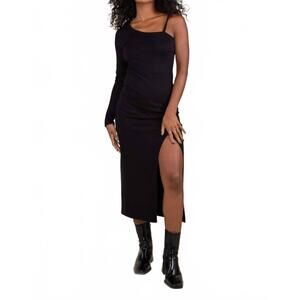 NEW NLT tari asymmetrical dress in black
